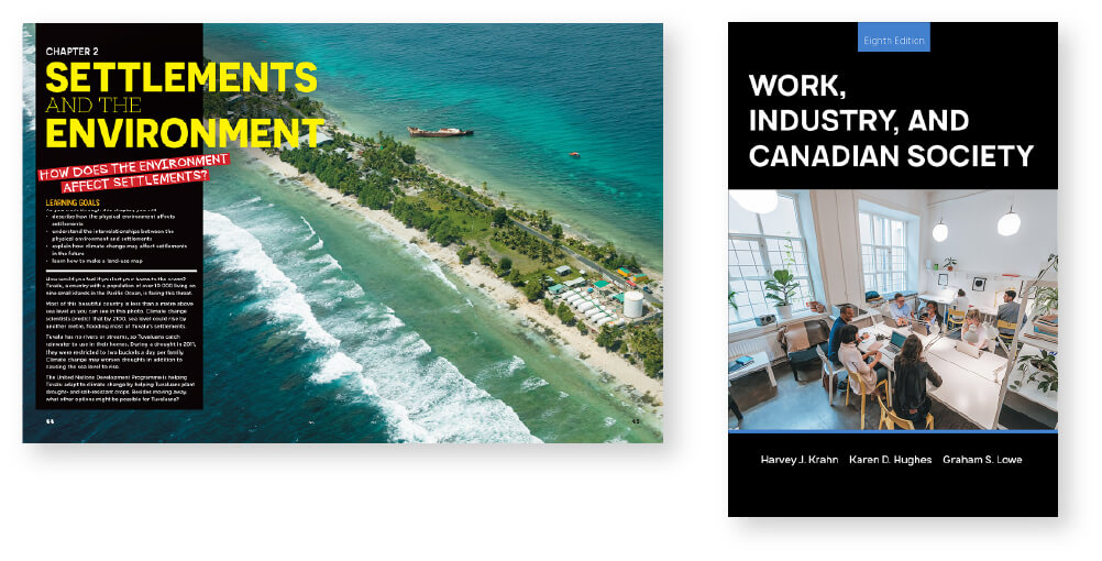 Book interior and book cover